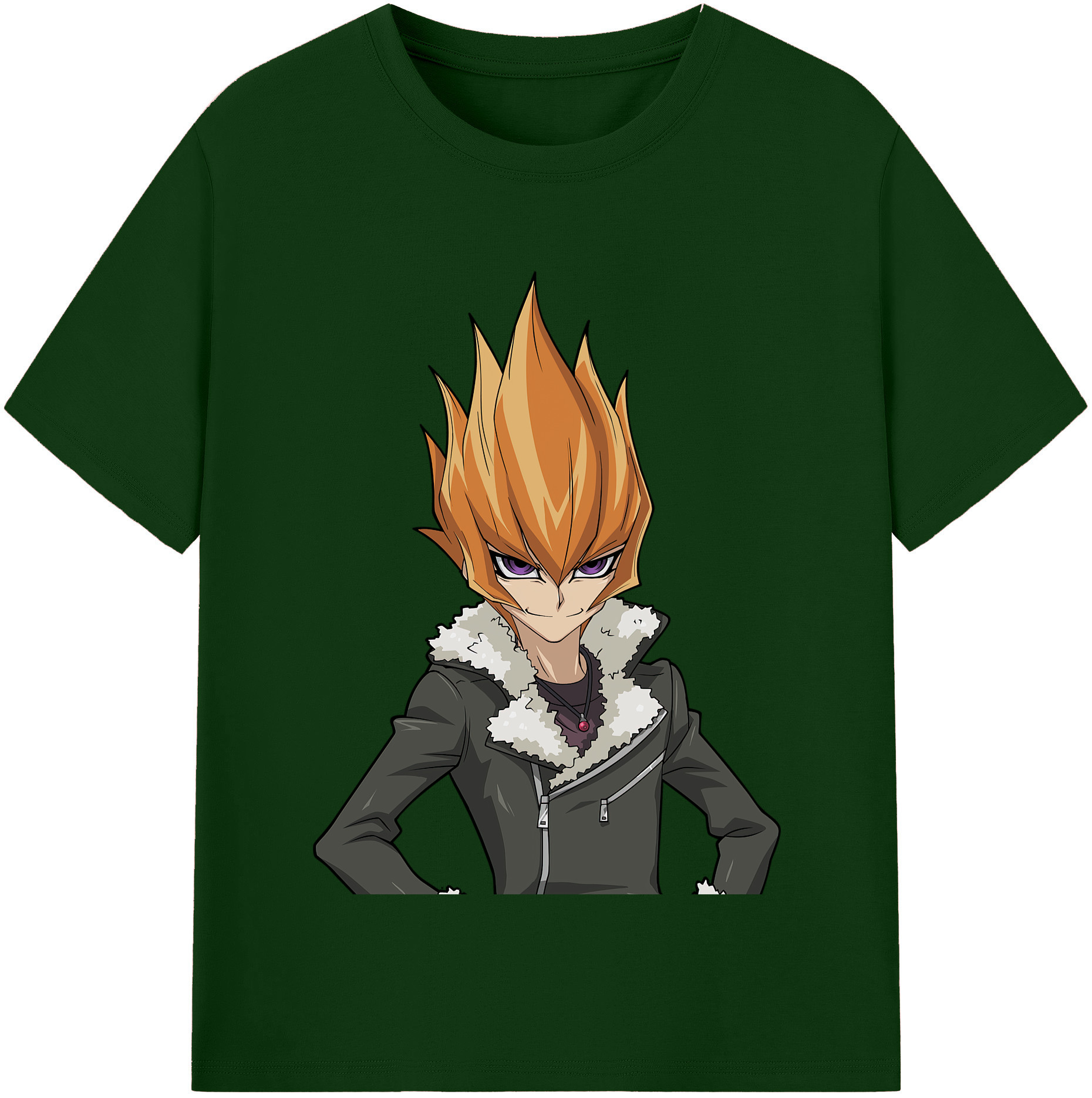 （画像用） 遊☆戯☆王 Yu-Gi-Oh! 綿100％半袖Tシャツ（フロントプリント）